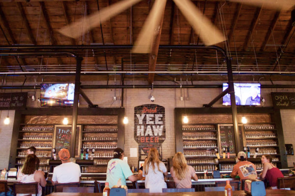 Yee-Haw Brewing Company in Johnson City, Tennessee.